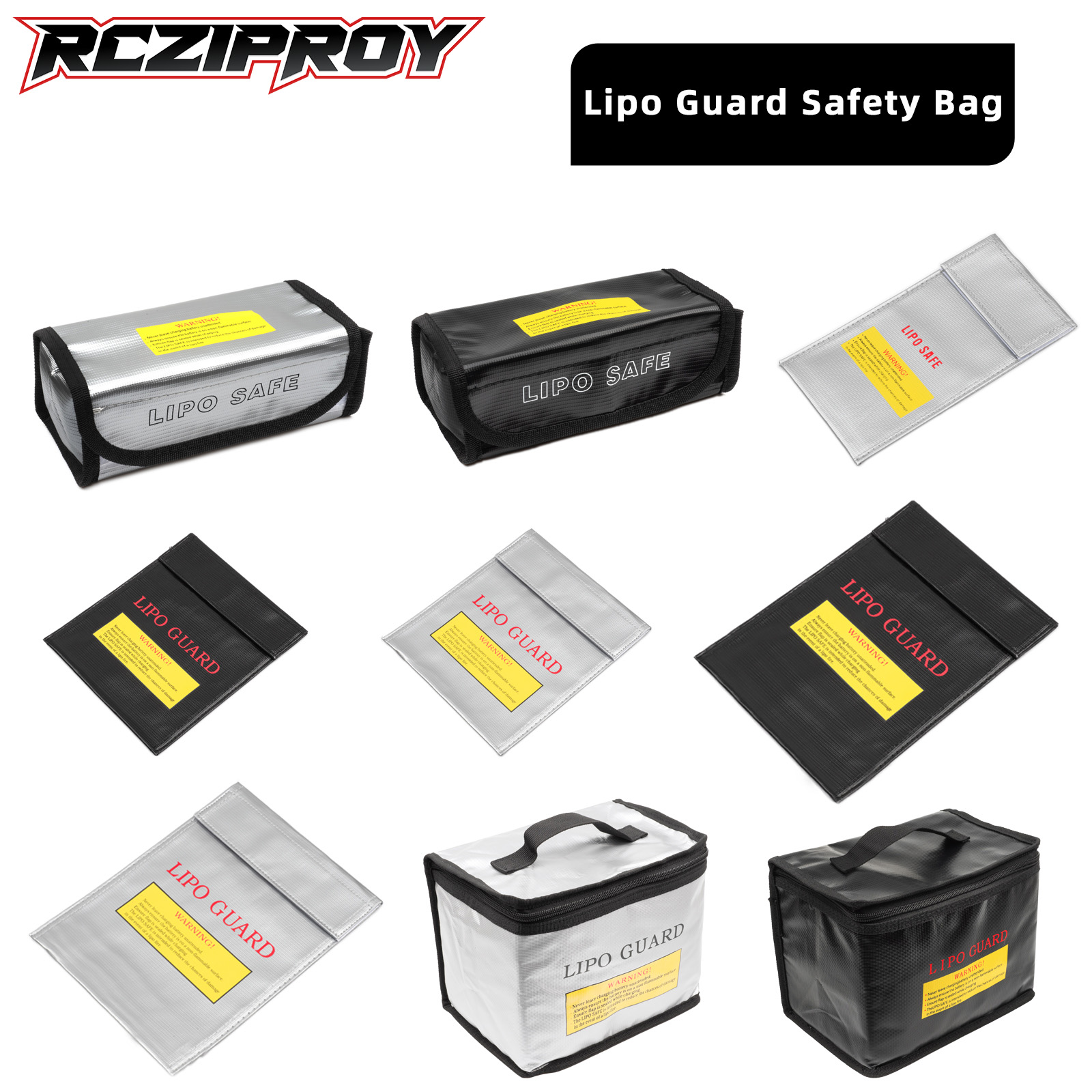 Drone Battery Bag - RCZIPROY Tas Aman untuk Baterai Lipo,