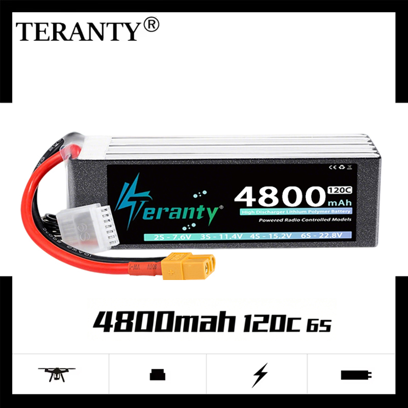 Drone Battery Plate - TERANTY 6S 4800MAh Baterai Lipo 22.8V