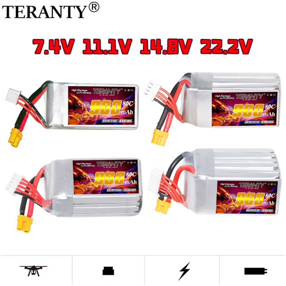 Drone Battery 4S - TERANTY 2S 3S 4S 6S 7.4V