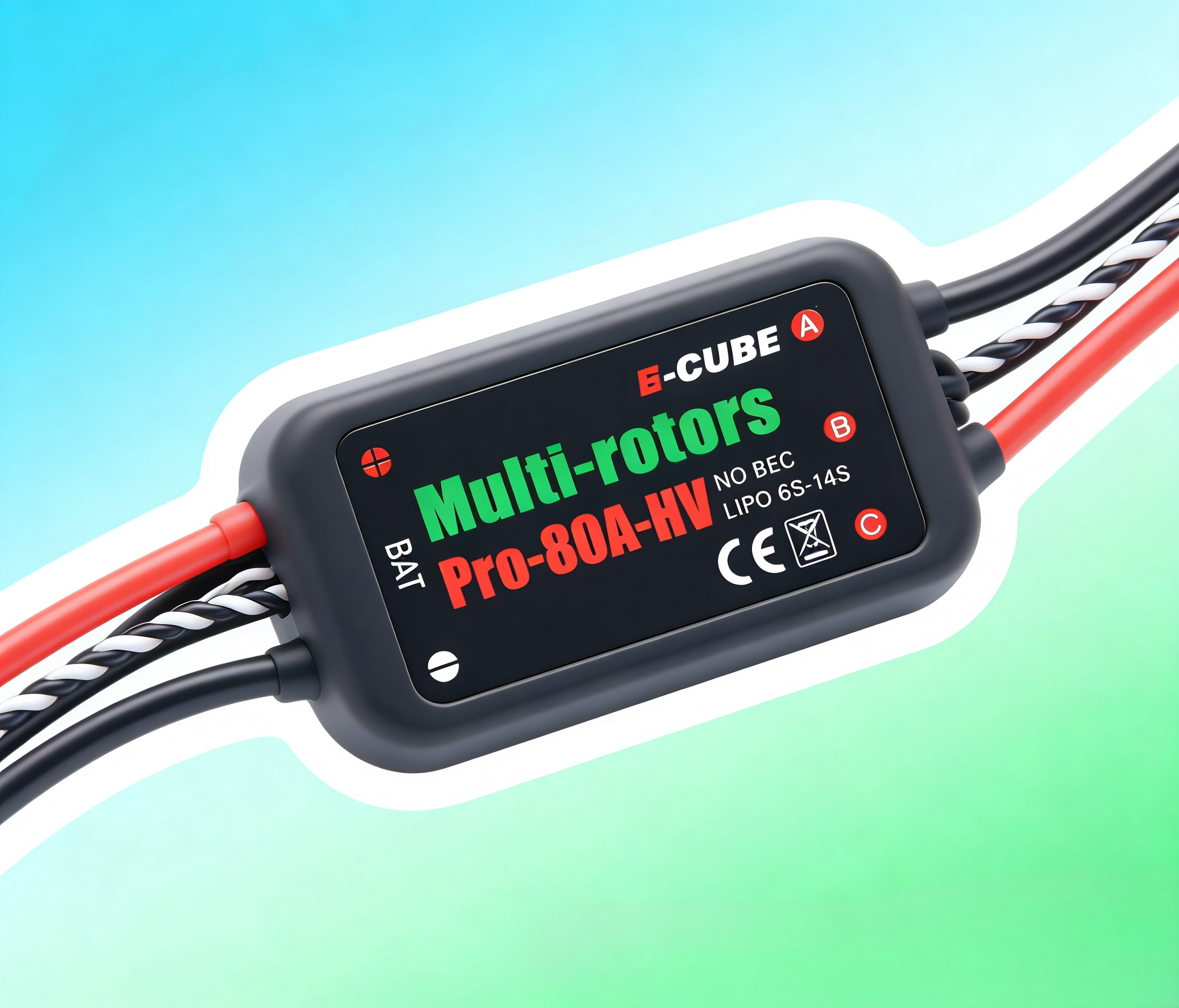 Drone Battery High Voltage - HotRC B-CUBE Multi-rotors pro 80A HV