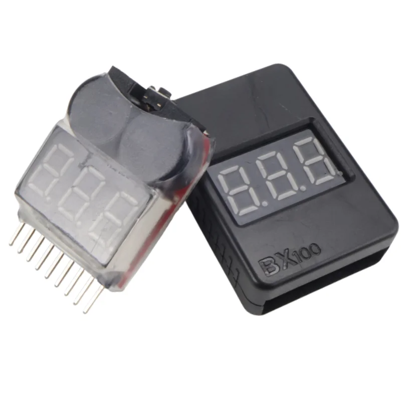 Drone Battery Voltage Checker - Penguji Tegangan Baterai Lipo 1-8S Alarm