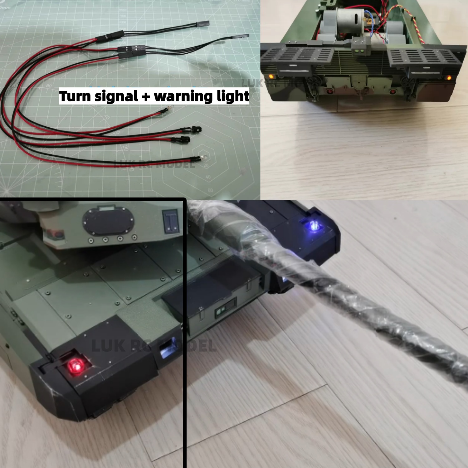 Drone Battery Alarm - Lampu Belakang Yang Ditingkatkan untuk HL