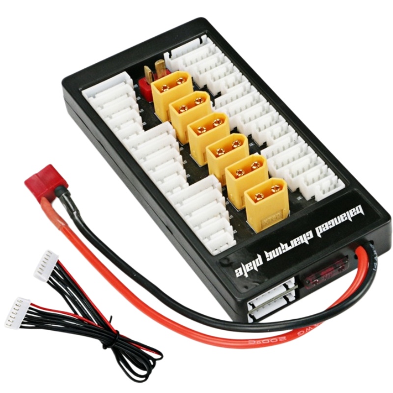 Drone Battery Parallel Board - Papan Pengisian Paralel 6 in 1