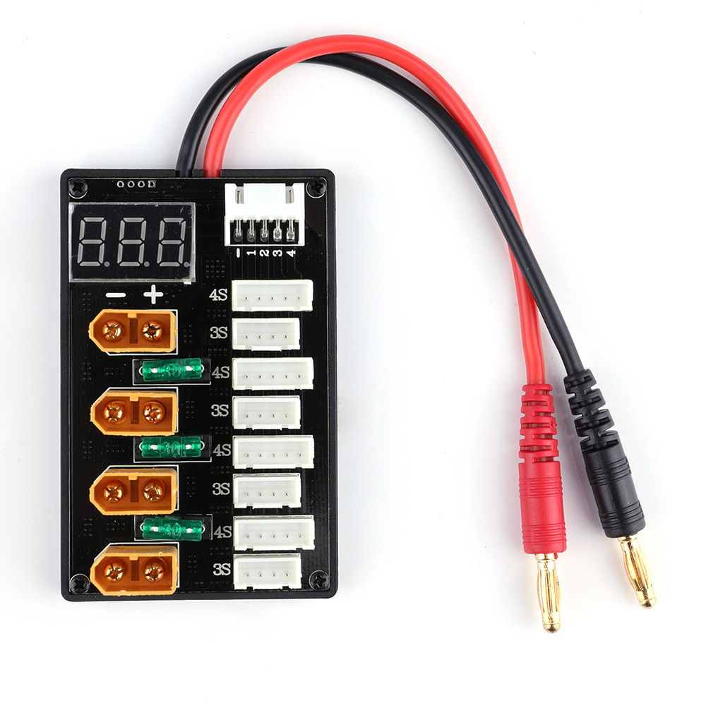 Drone Battery Parallel Board - XT60 Plug 3S 4S Lipo Baterai
