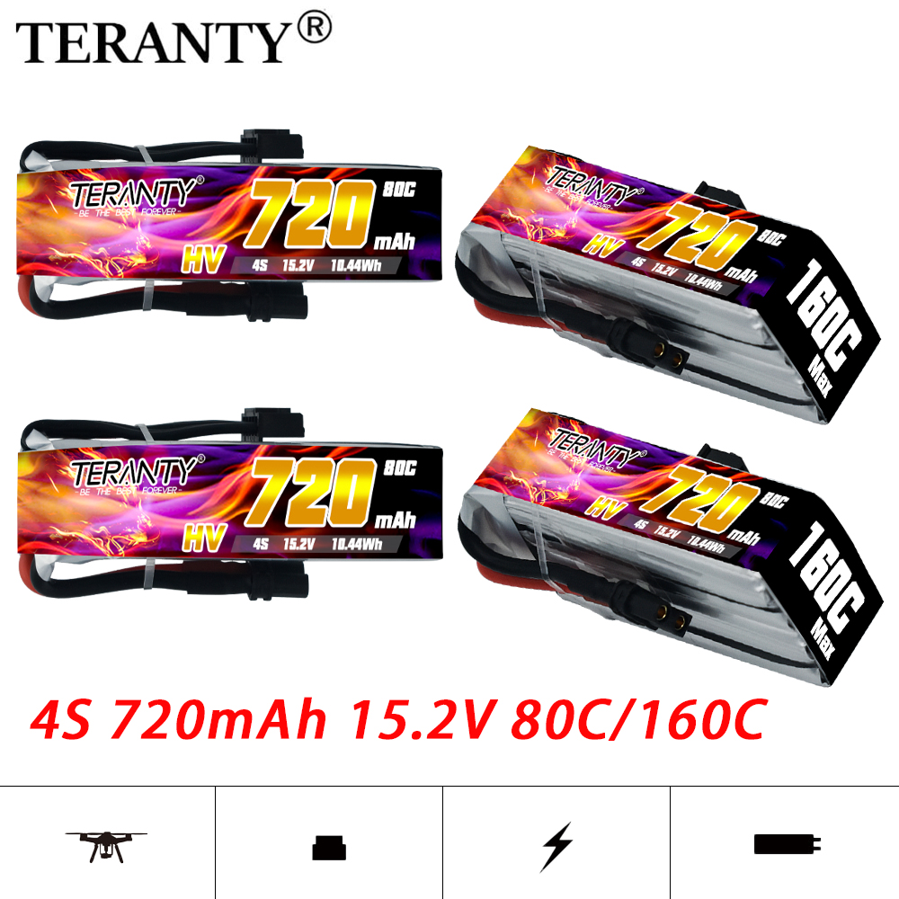 Drone Battery 4S - TERANTY 720mAh 4S 15.2V HV Baterai