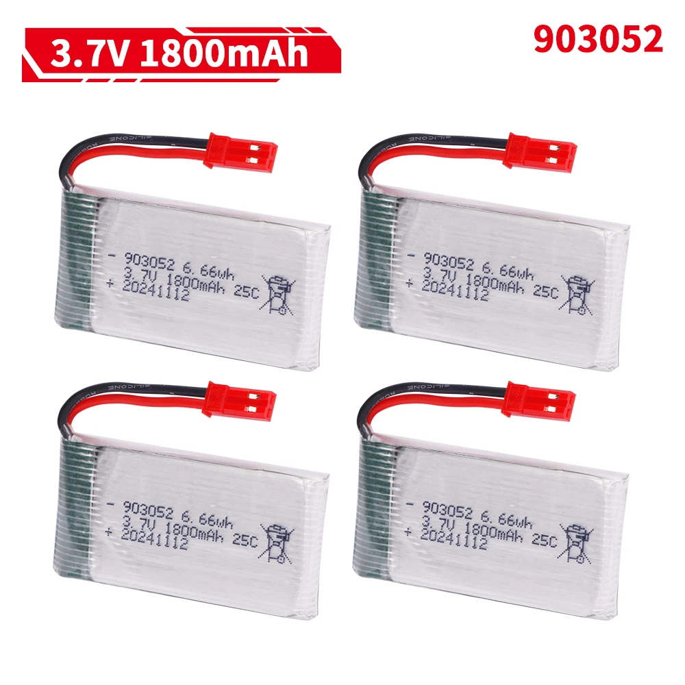 Drone Battery Charger - Baterai Lipo 3.7V 1800MAh 903052 Steker