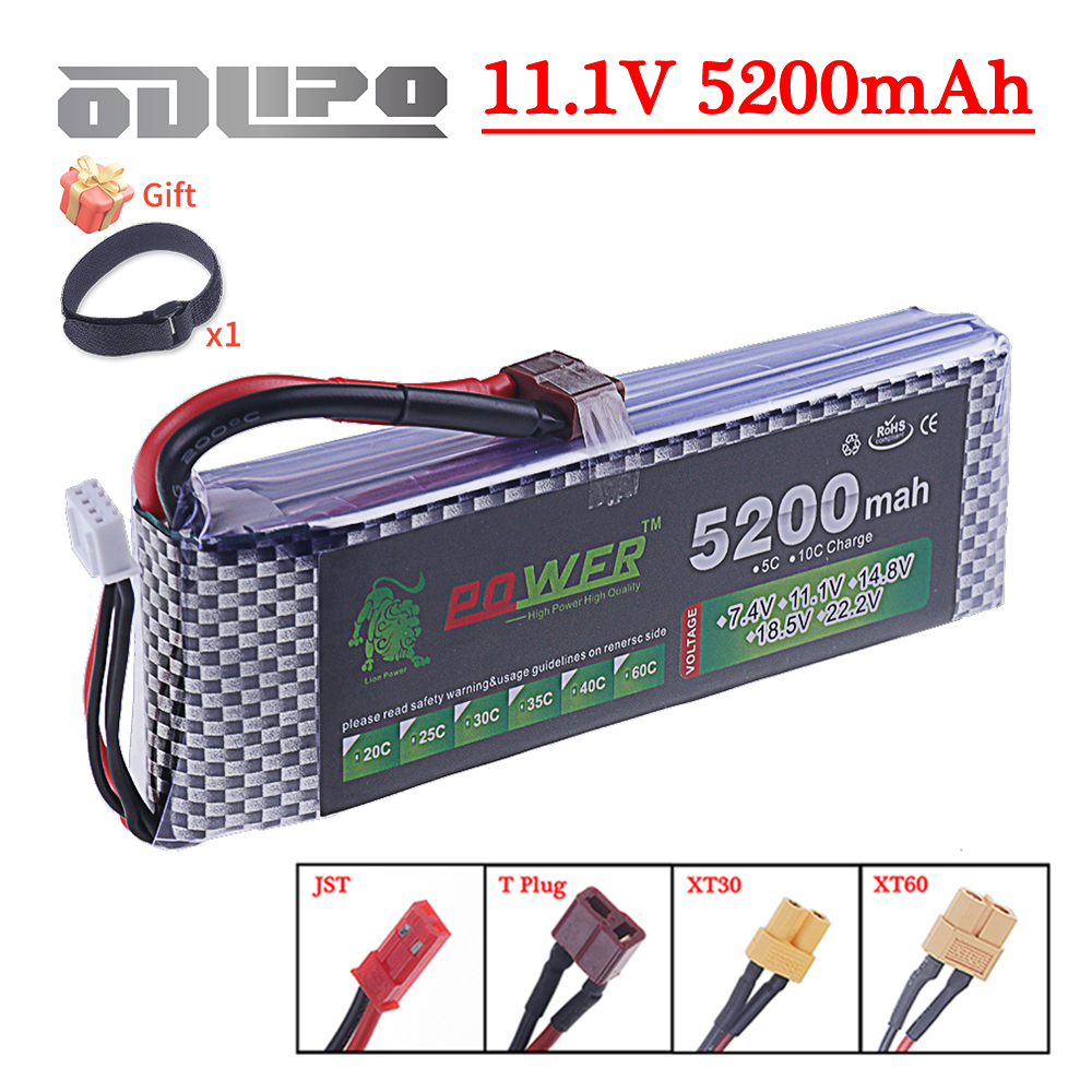 Drone Battery 3S - 3S Lipo baterai 11.1V 5200mah 40C