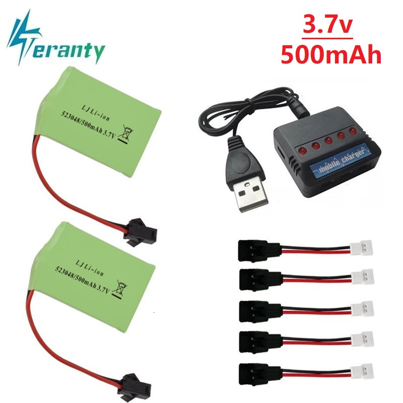 Drone Battery Li-Ion - Baterai Li-ion 3.7V 500mAh 523048 +