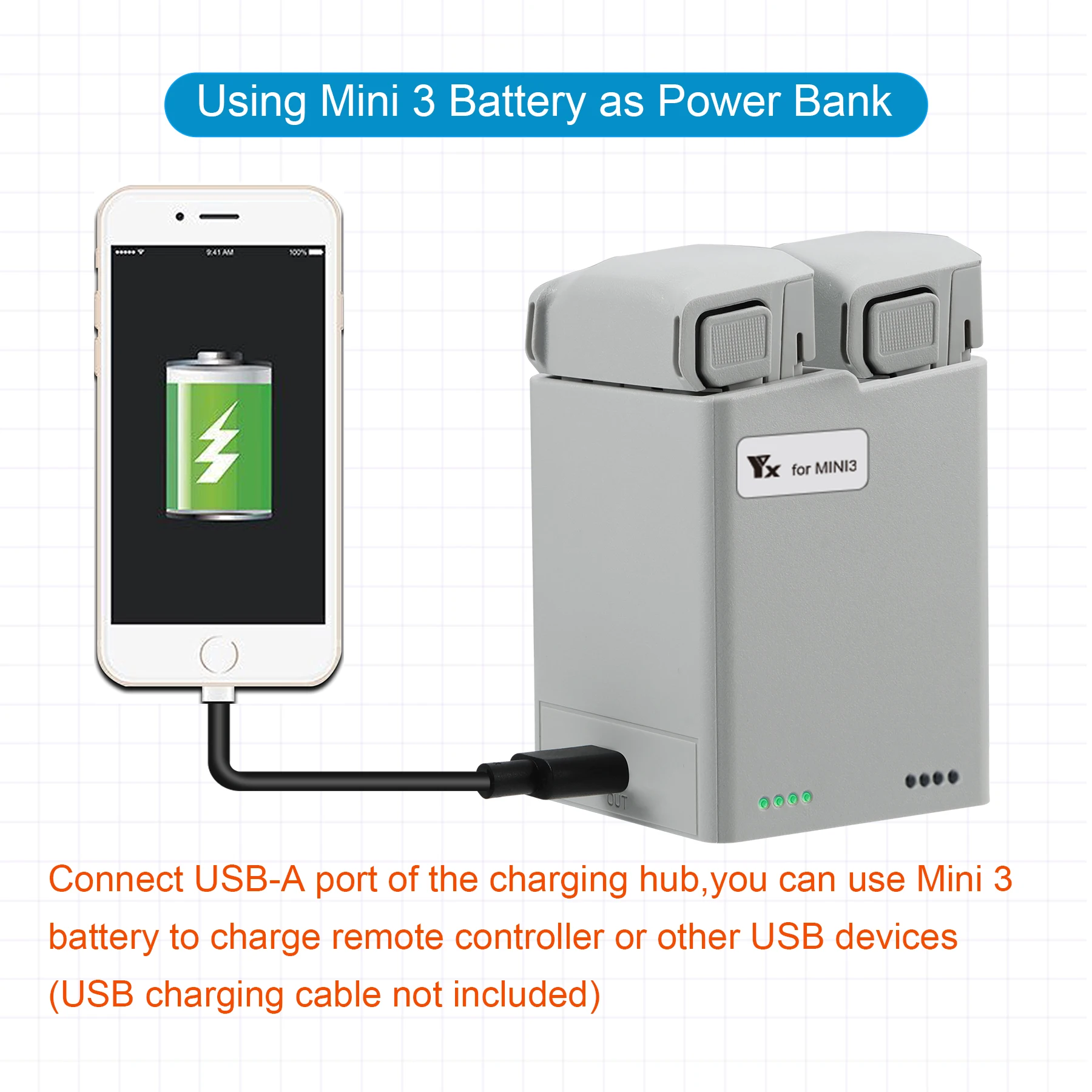 Hub pengisi daya untuk DJI Min - Drone Battery Smart ulasan dan harga