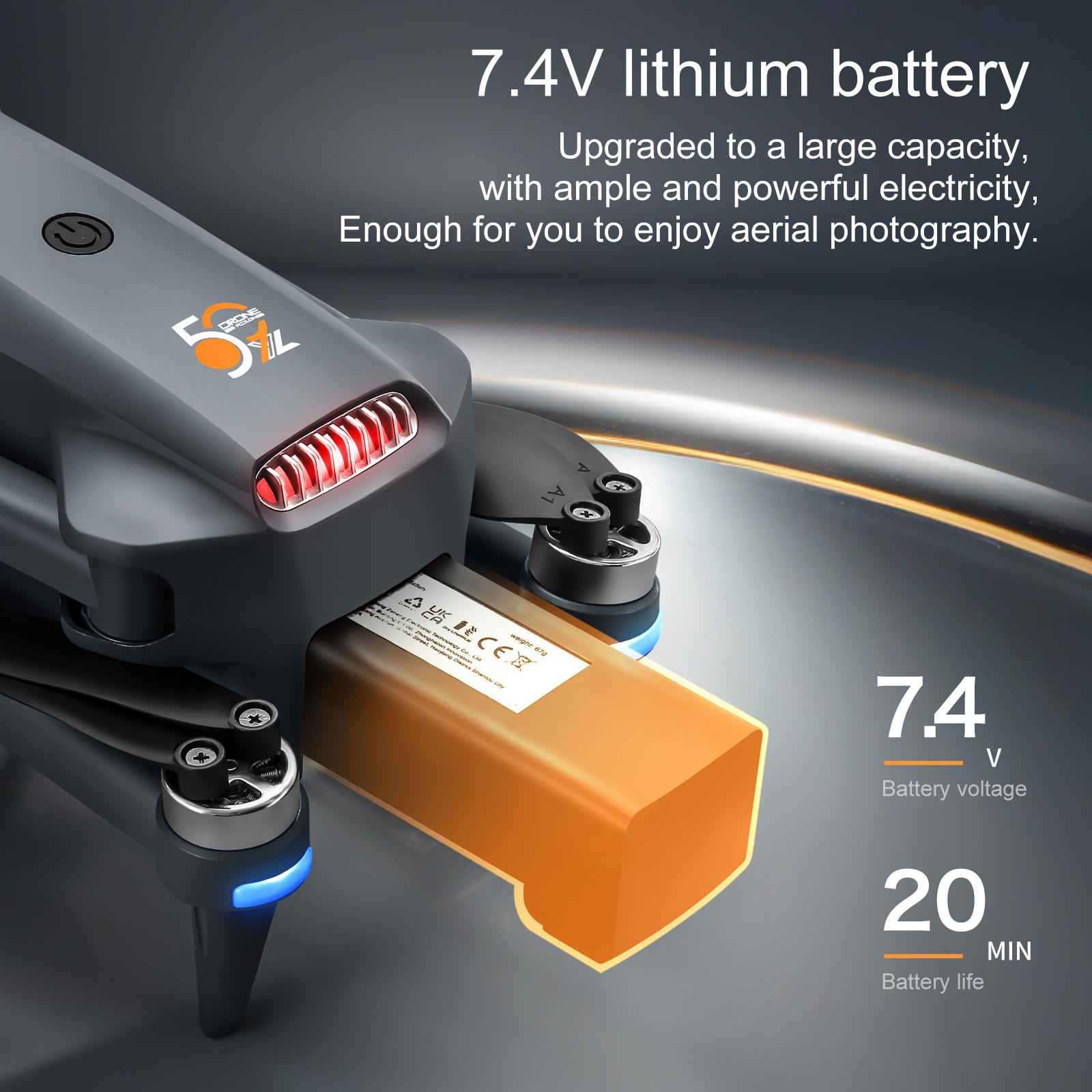 Baterai Drone YL059 Asli Motor - Drone Battery Li-Ion ulasan dan harga