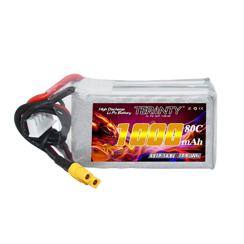 TERANTY 4S 1000mAh 14.8V 80C/1 - Drone Battery Connector ulasan dan harga