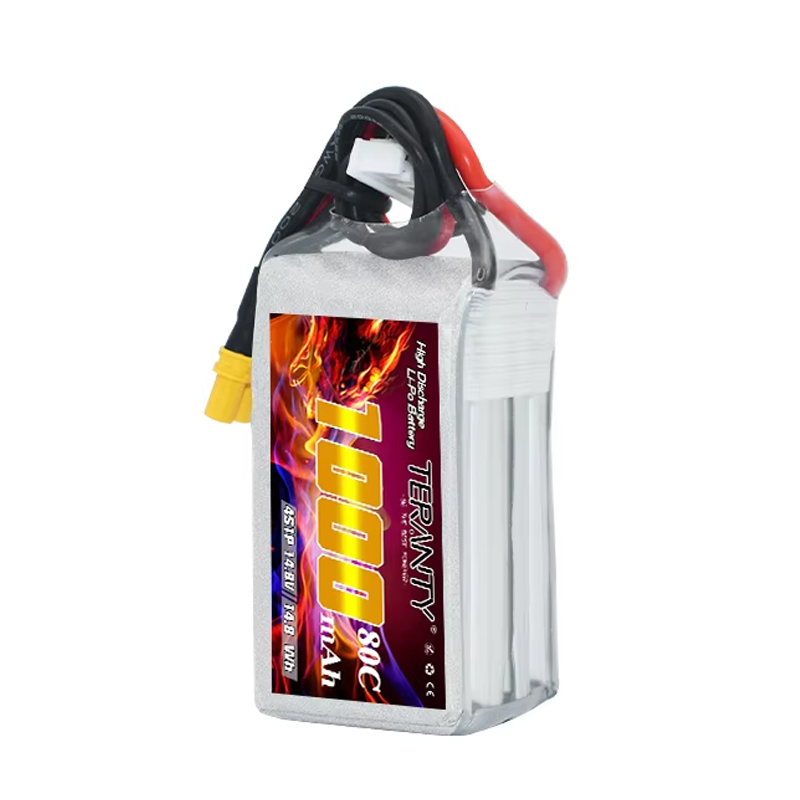 TERANTY 4S 1000mAh 14.8V 80C/1 - Drone Battery Connector ulasan dan harga