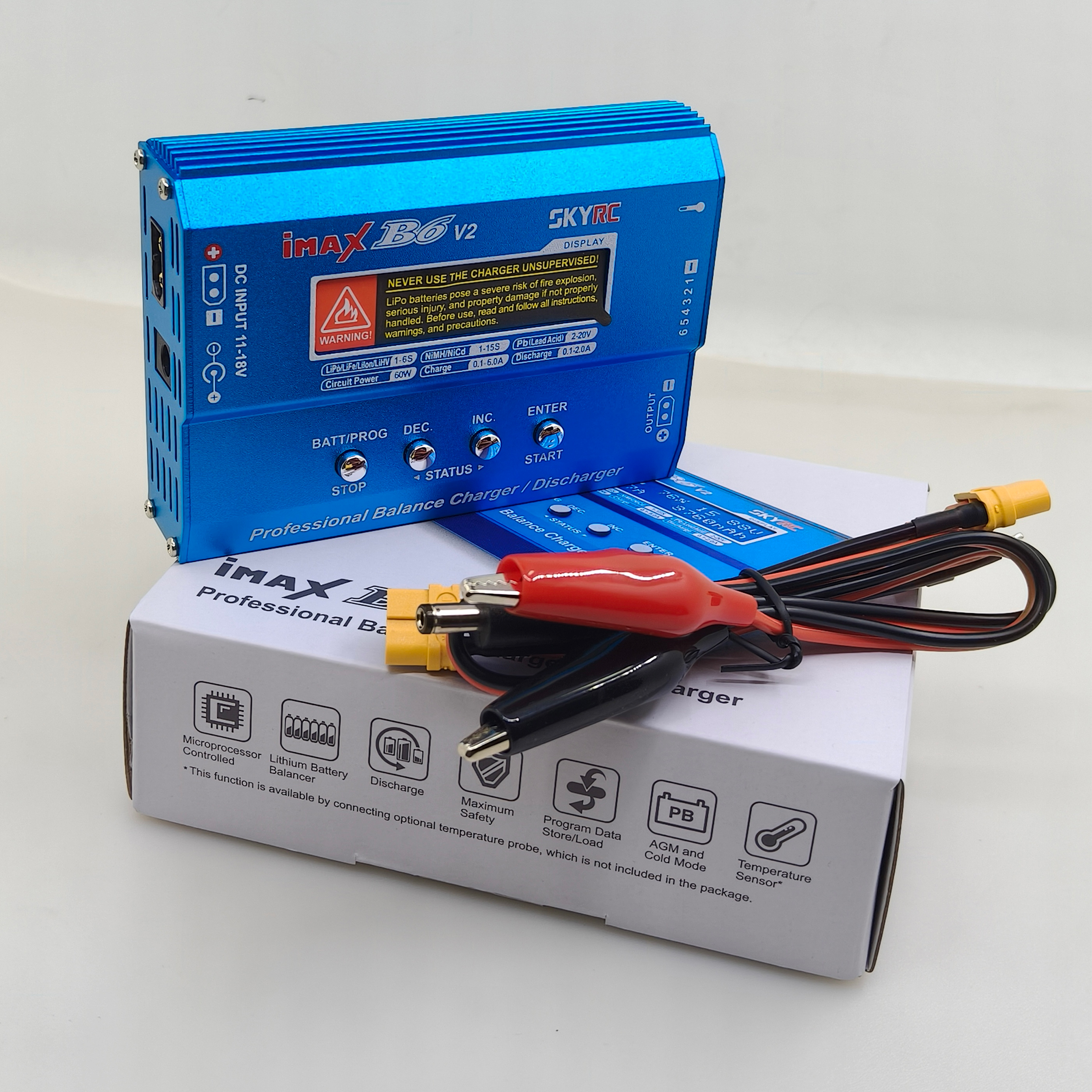 IMAX B6 / B6AC 80W T/XT60plug  - Drone Battery Balance Charger ulasan dan harga