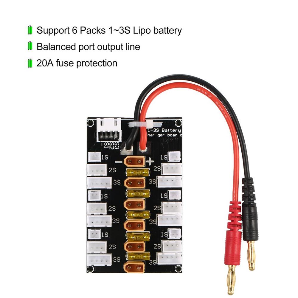 1S-3S 20A XT30 Plug Lipo Batte - Drone Battery Parallel Board ulasan dan harga