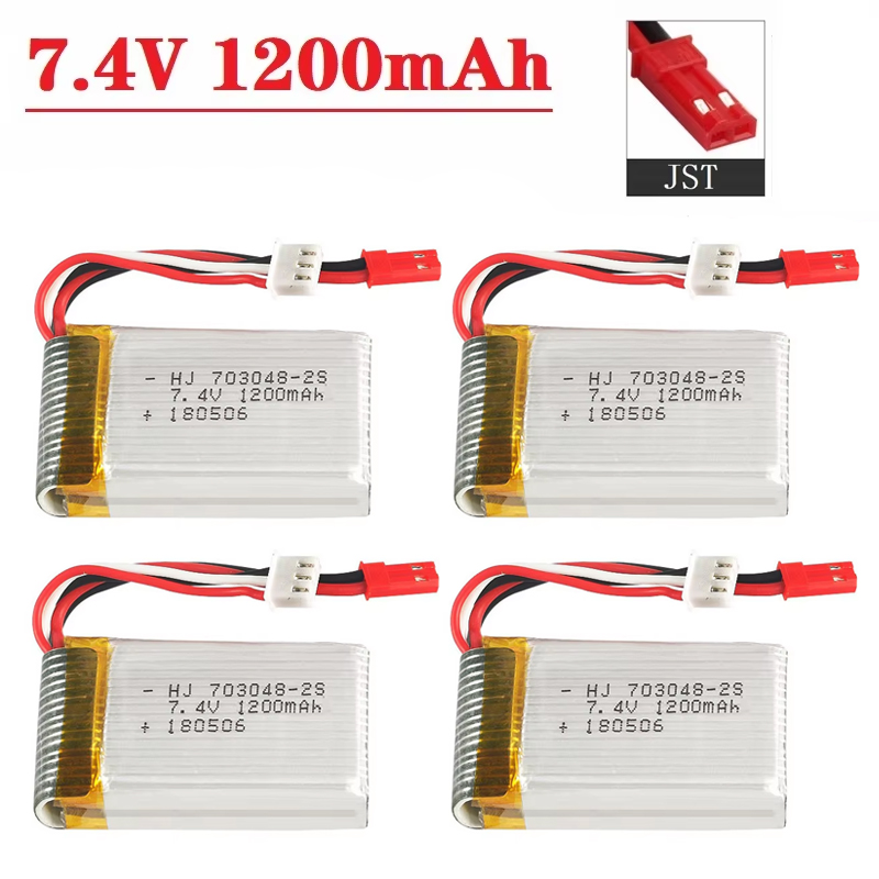 Baterai Lipo 2S 7.4 V 1200MAh  - Drone Battery Connector ulasan dan harga