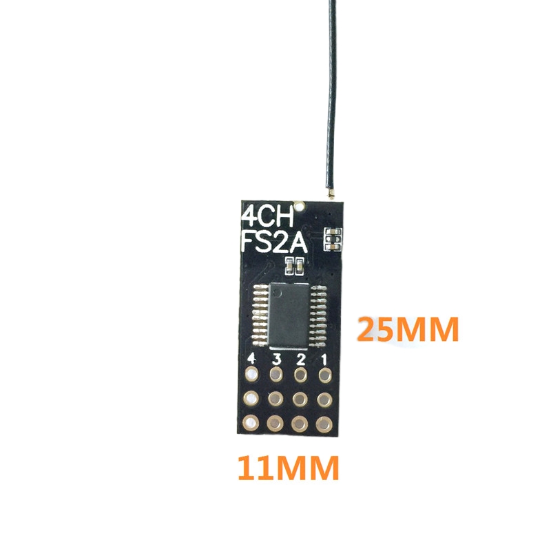 Flysky FS2A Penerima Mini 4CH  - Drone Battery Plate ulasan dan harga
