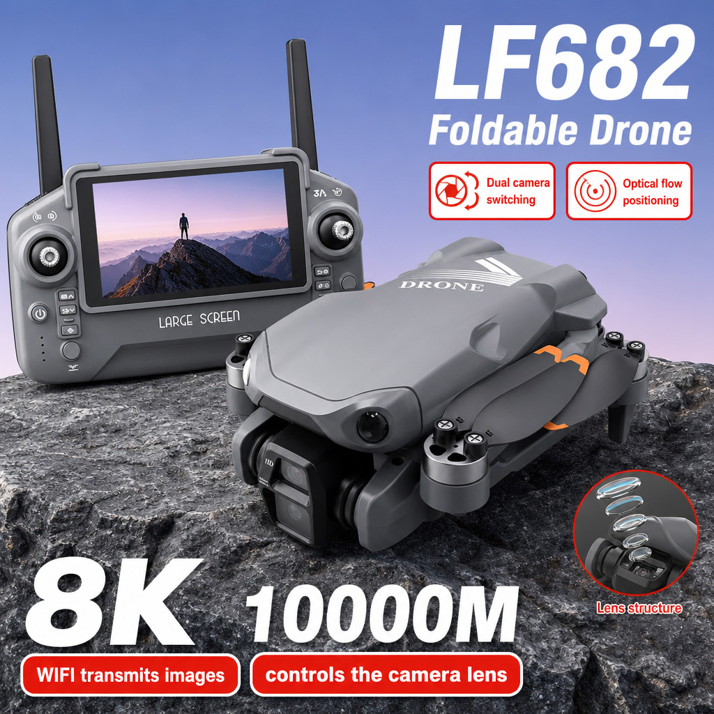 Foto Udara Drone LF682 8K HD K - Drone Battery Smart ulasan dan harga