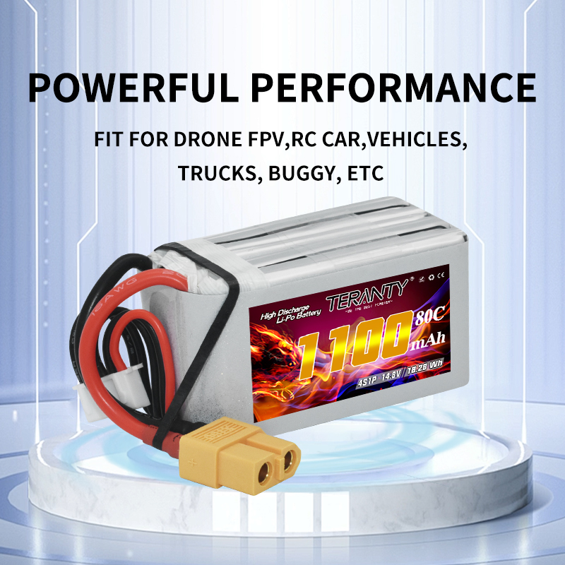 TERANTY 4S 1100MAh 80C/160C Ba - Drone Battery 4S ulasan dan harga