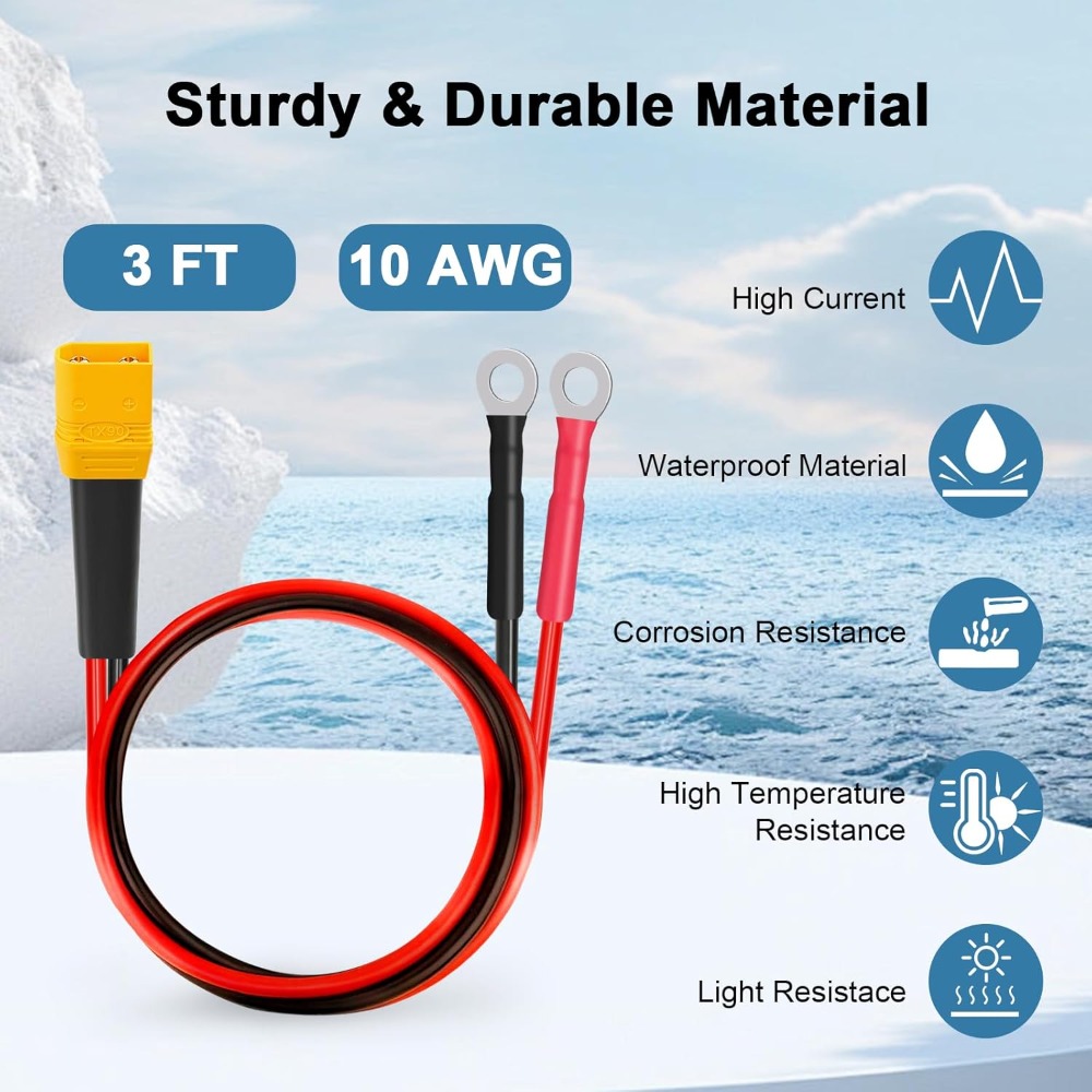 Kabel Terminal XT90 ke O Ring  - Drone Battery Connector ulasan dan harga