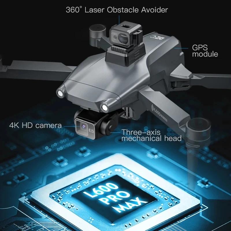 L600 PRO MAX Drone GPS profesi - Drone Battery Case ulasan dan harga