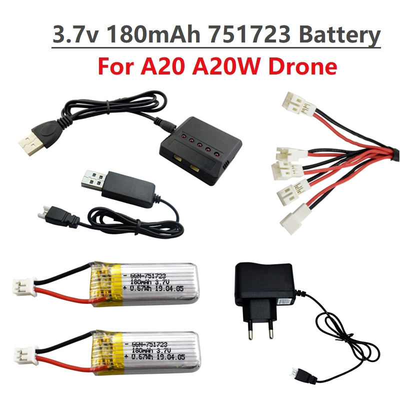 Baterai Lipo 3.7V 180mAh Asli  - Drone Battery Li-Ion ulasan dan harga