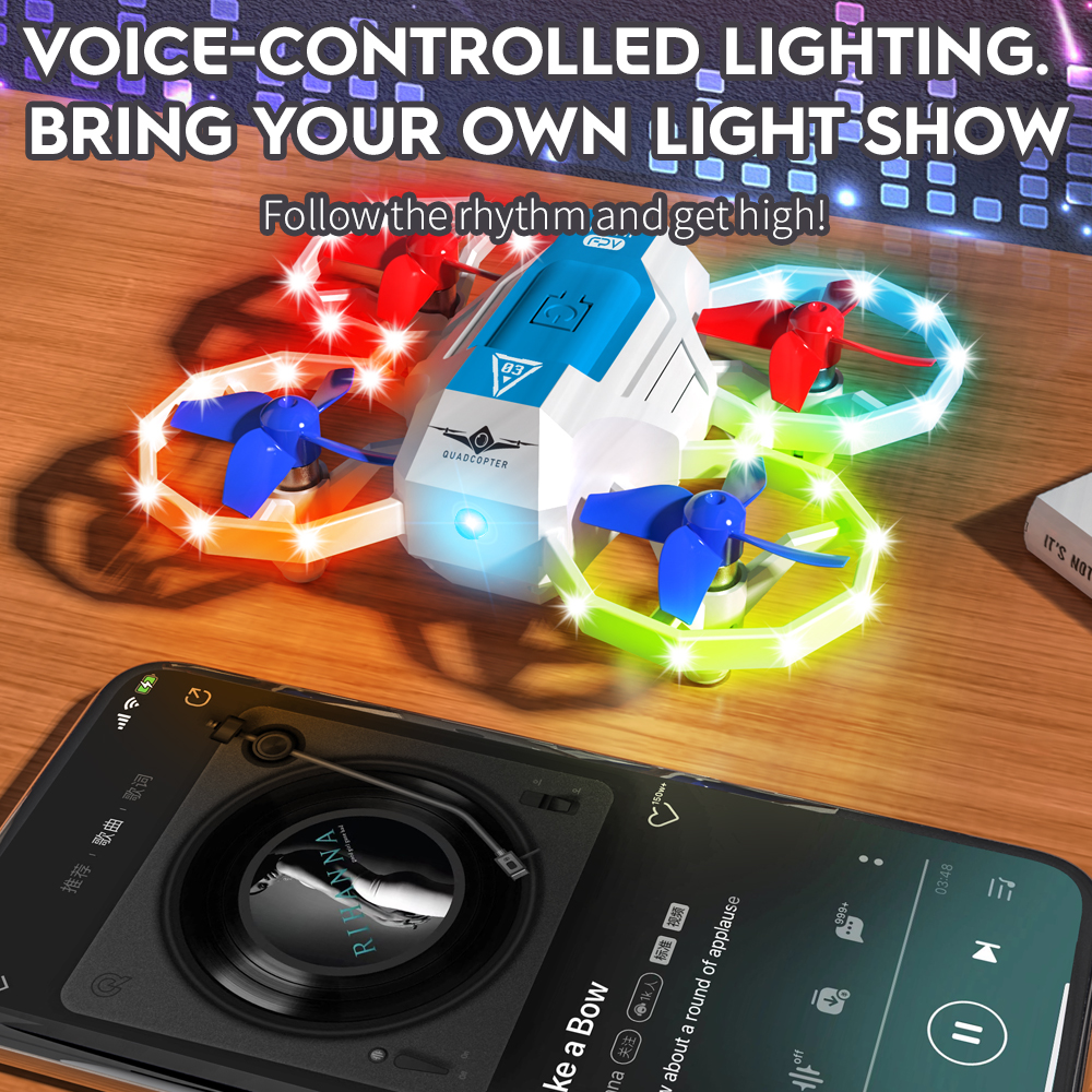 KF601 drone Mini dengan musik  - Drone Battery Case ulasan dan harga