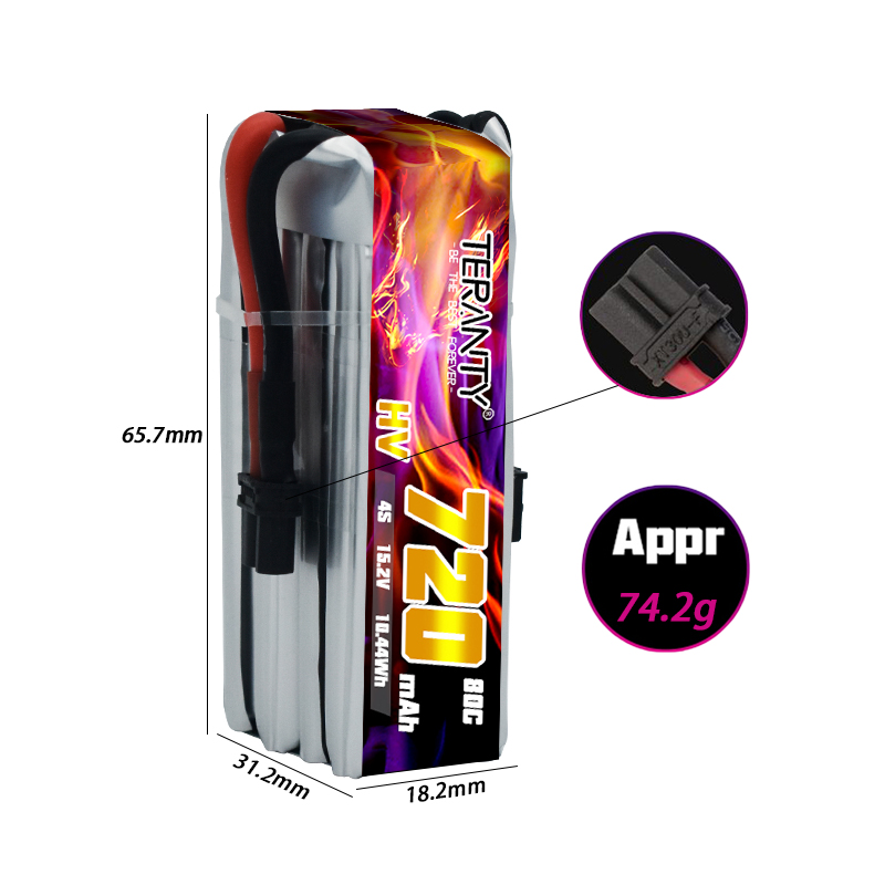 TERANTY 720mAh 4S 15.2V HV Bat - Drone Battery 4S ulasan dan harga