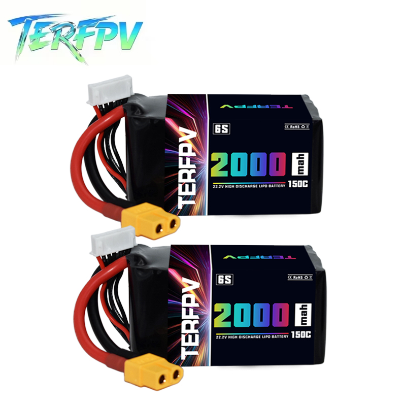TERFPV 6S 22.2V 2000mAh 150C/3 - Drone Battery Plate ulasan dan harga
