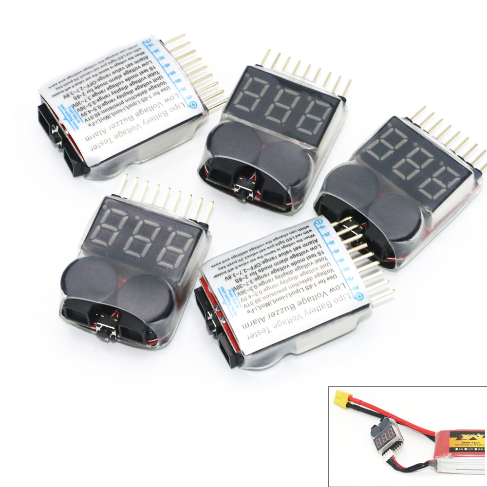 Lipo penguji tegangan baterai  - Drone Battery Alarm ulasan dan harga