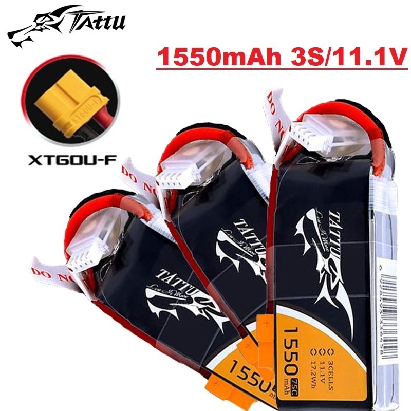 TATTU 3S baterai LiPo 75C 3S 1 - Drone Battery 3S ulasan dan harga