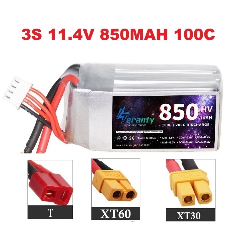 TERANTY 3S 11.4V baterai Lipo, - Drone Battery Connector ulasan dan harga